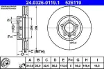 ATE Piduriketas PowerDisc 24.0326-0119.1