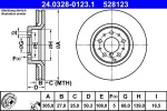 ATE Piduriketas PowerDisc 24.0328-0123.1