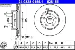 ATE  Piduriketas PowerDisc 24.0328-0155.1