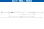 ATE Käsipiduri tross 24.3727-0588.2