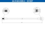 ATE Pidurivoolik 24.5140-0385.3