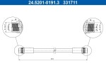 ATE Pidurivoolik 24.5201-0191.3
