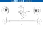 ATE Pidurivoolik 24.5201-0342.3