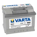 Autoaku Varta 61Ah 600A  - +  SILVER dynamic D21