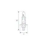 Autopirn H1 24V 100W  P14,5s BOSMA