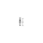 авто лампа 12V 0,5W Kw2 x 4,6d серый 