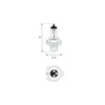 Autopirn H4 24V 70/75W Sokkel P43t Põhitule halogeenpirn RING