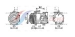 AVA Clever Choice Kompressor,  kliimaseade ALAK122