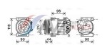 AVA Clever Choice Kompressor,  kliimaseade ALAK125