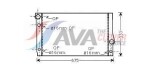 AVA Clever Choice Radiaator,  mootorijahutus BW2354