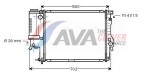 AVA Clever Choice Radiaator,  mootorijahutus BWA2186