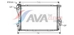 AVA Clever Choice Radiaator,  mootorijahutus BWA2233