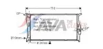 AVA Clever Choice Radiaator,  mootorijahutus ** CLEVER FIT ** BWA2293