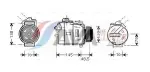 AVA Clever Choice Kompressor,  kliimaseade 12V BWAK309