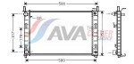 AVA Clever Choice Radiaator,  mootorijahutus ** CLEVER FIT ** FDA2324