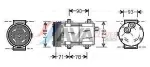 AVA Clever Choice Kompressor,  kliimaseade 12V FDAK277