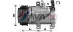 AVA Clever Choice Kompressor,  kliimaseade ** CLEVER FIT ** 12V FDAK682