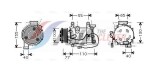 AVA Clever Choice Kompressor,  kliimaseade 12V HDAK208