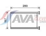 AVA Clever Choice Salongi radiaator / soojusvaheti ** CLEVER FIT ** JEA6069