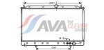 AVA Clever Choice Radiaator, mootorijahutus ** CLEVER FIT ** MT2084