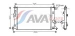 AVA QUALITY COOLING  Radiaator,mootorijahutus MZ2183