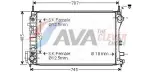 AVA QUALITY COOLING Radiaator, mootorijahutus OL2559