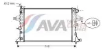 AVA Clever Choice Radiaator,  mootorijahutus ** CLEVER FIT ** OLA2254