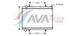 AVA Clever Choice Radiaator,  mootorijahutus ** CLEVER FIT ** PE2259