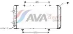 AVA Clever Choice Radiaator,  mootorijahutus ** CLEVER FIT ** PEA2146