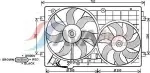 AVA Clever Choice Ventilaator,  mootorijahutus 252W 12V VN7528