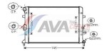 AVA QUALITY COOLING  Radiaator,mootorijahutus VNA2289