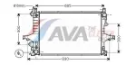 AVA Clever Choice Radiaator,  mootorijahutus VO2117