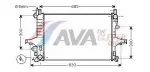 AVA Clever Choice Radiaator,  mootorijahutus VOA2114
