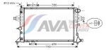 AVA Clever Choice Radiaator,  mootorijahutus OLA2329