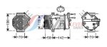 AVA Clever Choice Kompressor,  kliimaseade OLK448