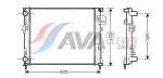 AVA Clever Choice Radiaator,  mootorijahutus ** CLEVER FIT ** RTA2303