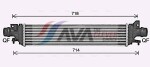 AVA QUALITY COOLING CT4074 / incoming air cooler fits: chevrolet aveo 1.3d 07.11-12.15