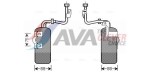 AVA QUALITY COOLING VOD165 / dryer, air conditioning fits: volvo c30, c70 ii, s40 ii, v50 1.6-2.5 12.03-06.13