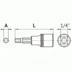 PADRUN 1/4 5MM KUUSKANT