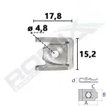 kinnitus fastener sobib: BMW