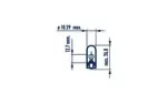 pirnipuur w5w 12v 5w w2,1x9,5d мощность синий