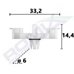 Kinnitusvahend подходит: PORSCHE CAYENNE I 9PA/955, CAYENNE I 9PA/957, VW TOUAREG 7L 09.02-06.10