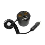 Laadija 12V, aku tester, 2 usb pesa