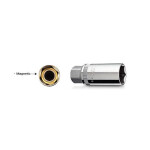 TOPTUL Küünlapadrun 3/8", magneetiline 21mm