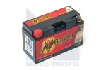 aku 6AH/90A 12V +- / mootorratas geel