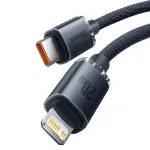 kaabel laadijale USB-C - LIGHTNING BASEUS CRYSTAL, 20W, PD, 1.2M (must)