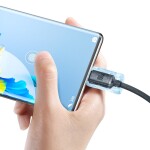 kaabel laadijale USB - USB-C BASEUS CRYSTAL SHINE, 100W, 2M (must)