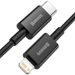 kaabel laadijale USB-C - LIGHTNING BASEUS SUPERIOR SERIES, 20W, PD, 1M (must)