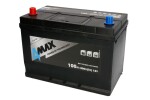 aku 4MAX 12V 100Ah/800A +- õhuke klemm (Jaapani autodele) 305x175x227  (käivitusaku)