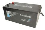 aku 12V 230Ah/1200A EFB; tagumine sild (+- poolus standartne) 513x276x242 B00 - ilma alumise kinnitus ääreta (käivitusaku)